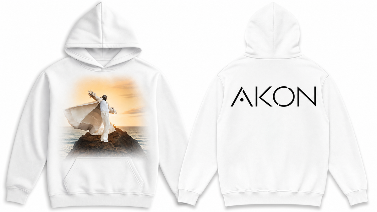 AKON Sunset Graphic Hoodie | AKON Merch | Lollipop Star