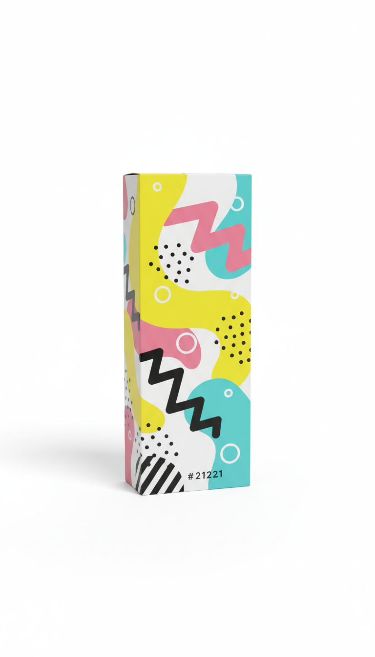 Lemon Flash fizzy candy sticks box
