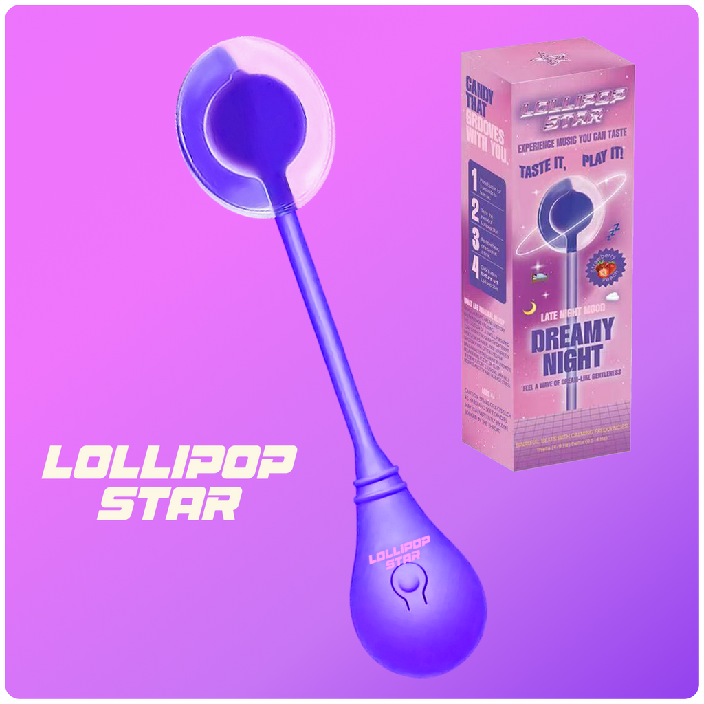 Lollipopstar Dreamy Night Flavor Music Lollipop