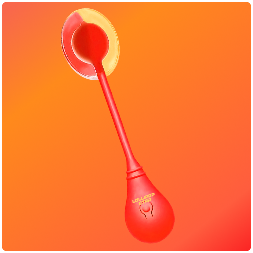 Lollipopstar "Spicy Mango Energy" Flavor Music Lollipop: Product Display