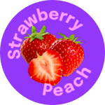 Strawberry and peach Logo